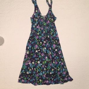 Delia’s - Floral Sundress w/  Twisted Strap Detail